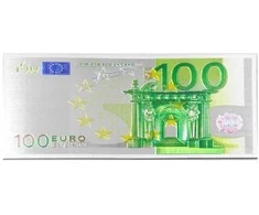 Magnetukas 100 eurų baknotas