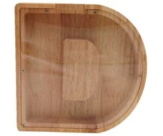 Medinė taupyklė "Raidė-D", 18 cm