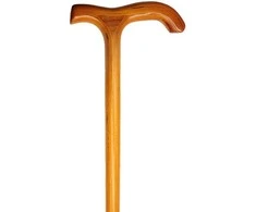 Medinė vaikščiojimo lazda, 90 cm - Ruda