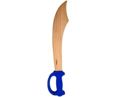 Medinis pirato kardas, 50 cm - Mėlyna