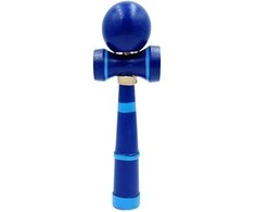 Medinis žaislas kendama, 28 cm - Raudona