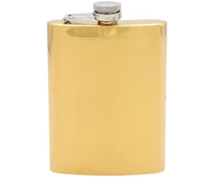 Aukso spalvos metalinė gertuvė, 237 ml
