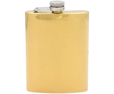 Aukso spalvos metalinė gertuvė, 237 ml