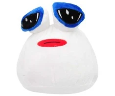 Minkštas žaislas POU, baltas