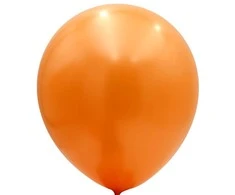 Oranžiniai perlamutriniai balionai, 100 vnt.