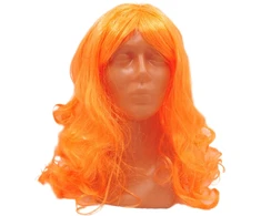 Oranžinių plaukų perukas, 45 cm