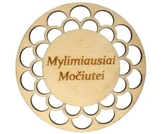Padėkliukas "Mylimiausiai močiutei"