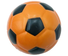 Paroloninis futbolo kamuoliukas-šokliukas, 9 cm - Raudona