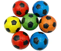 Paroloninis futbolo kamuoliukas-šokliukas, 9 cm - Raudona