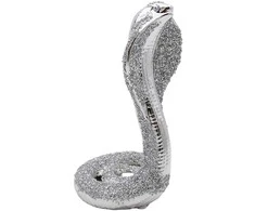 Porcelianinė gyvatės statulėlė, h 27 cm
