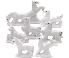 Porcelianinė statulėlė Žirgas, 7 cm - 6