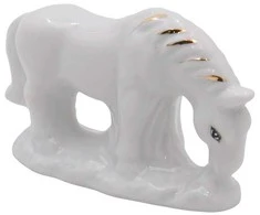 Porcelianinė statulėlė Žirgas, 7 cm - 8