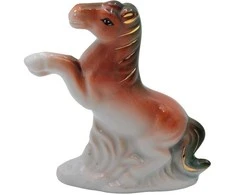 Porcelianinė statulėlė Žirgas, 8 cm - 2