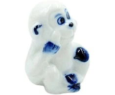 Porceliano statulėlė Beždžionė, 4,5 cm