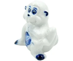Porceliano statulėlė Beždžionė, 4,5 cm