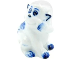 Porceliano statulėlė Beždžionė, 4,5 cm