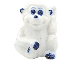 Porceliano statulėlė Beždžionė, 4,5 cm