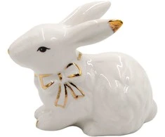 Porceliano statulėlė Kiškutis, 7 cm