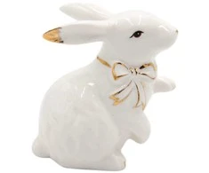 Porceliano statulėlė Kiškutis, 9 cm