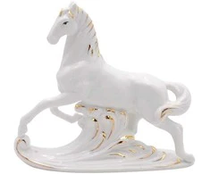 Porceliano statulėlė Žirgas, 18 cm