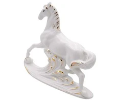 Porceliano statulėlė Žirgas, 18 cm