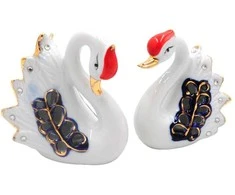 Porceliano statulėlės Gulbės, 10,5 cm