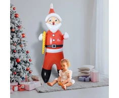 Pripučiama Kalėdinė dekoracija Kalėdų senelis, 160 cm