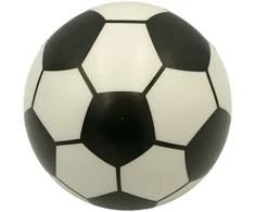 Pripučiamas guminis futbolo kamuolys, 15 cm