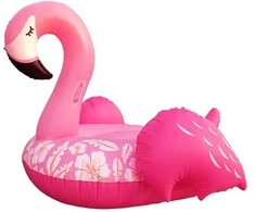 Pripučiamas plaukimo plaustas Flamingas