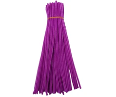 Pūkuotos violetinės vielutės, 100 vnt.