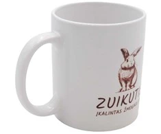 Puodelis "Zuikutis, įkalintas žmogaus kūne", 300 ml
