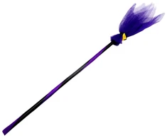 Raganos šluota, 90 cm - Violetinė