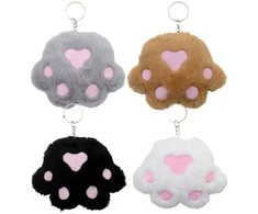 Raktų pakabukas Katino letenėlė (Cat Paw) - Rožinė