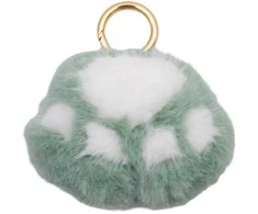 Raktų pakabukas Katino letenėlė (Cat Paw) - Tamsiai ruda