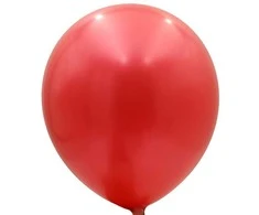Raudoni perlamutriniai balionai, 10 vnt.