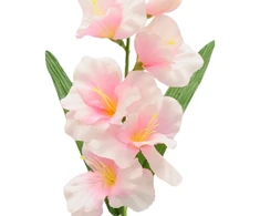 Rožinė dirbtinė gėlė kardelis, 50 cm