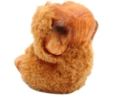 Statulėlė šuns "Nekalbu, nematau, negirdžiu", 7 cm - Užsidengęs akis