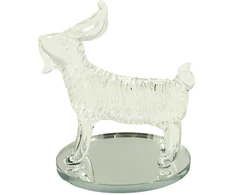 Stiklinė skulptūrėlė Ožys, 11 cm