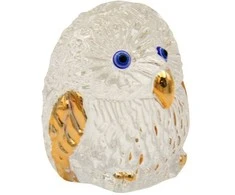 Stiklinė statulėlė Pelėda, 7 cm