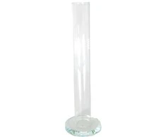 Stiklinė vaza-kolba, h 23 cm