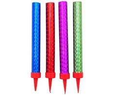 Torto žvakutės fontanas, 4 vnt. (10 cm)