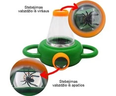 Vabalų tyrinėjimo indas