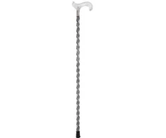Vaikščiojimo plastikinė lazda, 95 cm - Žalia