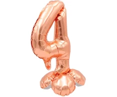 Vario spalvos pastatomas balionas - skaičius 4, 40 cm