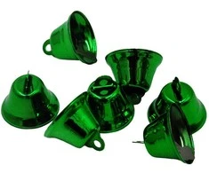 Žalias metalinis varpelis, 2,6 cm