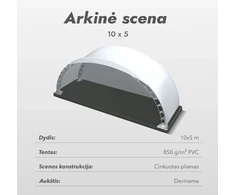 Arkinė scena 10 x 5