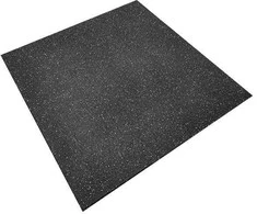 Guminė grindų danga 15x1000x1000 - su baltomis granulėmis
