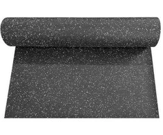 Guminė grindų danga 4x1200x10000 mm - su baltomis granulėmis