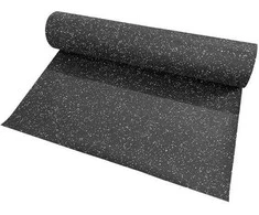 Guminė grindų danga 4x1200x10000 mm - su baltomis granulėmis