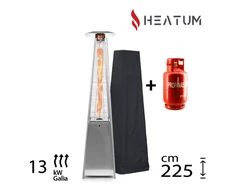 Heatum Atėnė Dujinis šildytuvas Piramidė su dujų balionu